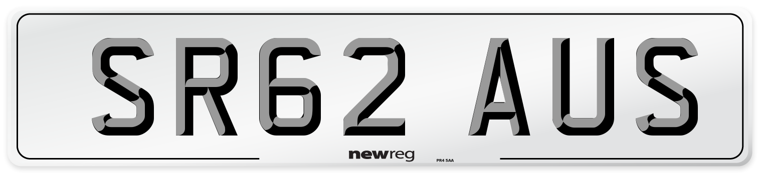 SR62 AUS Number Plate from New Reg